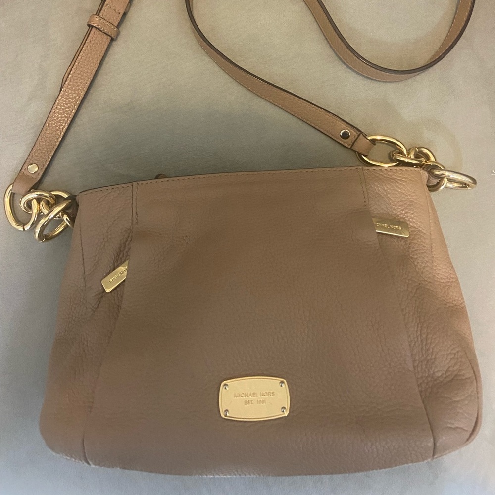 Michael Kors beige crossbody